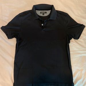 Banana Republic Men’s black LUXURY TOUCH polo shirt